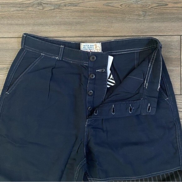Sandrine Rose x Free People French Worker patch pants NWT Womens Sz 29 - Picture 4 of 15